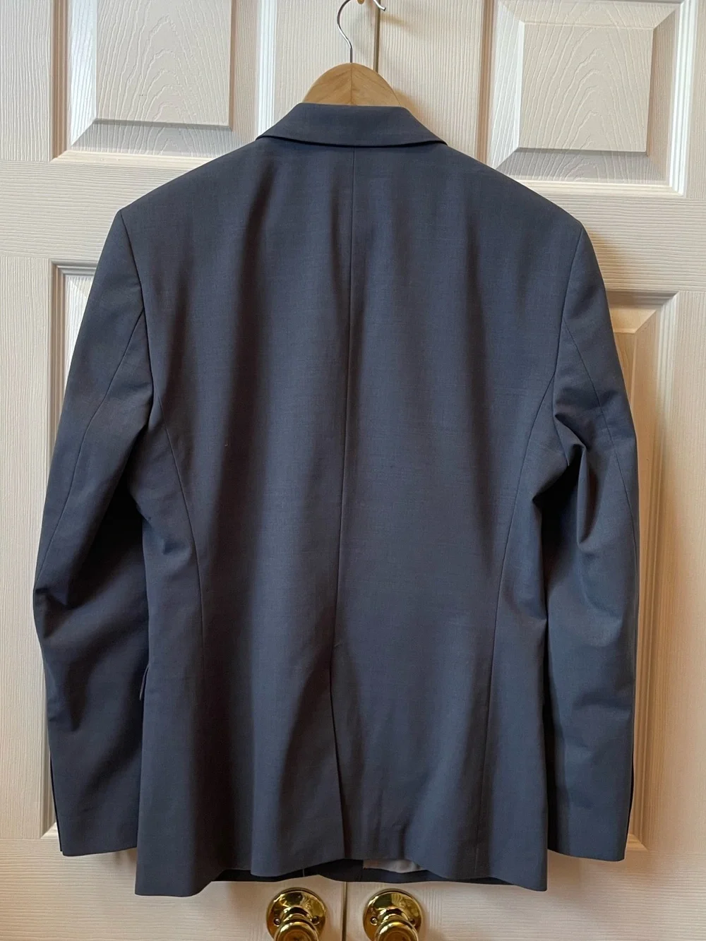 Express Men's Slate Blue Two-Piece Suit